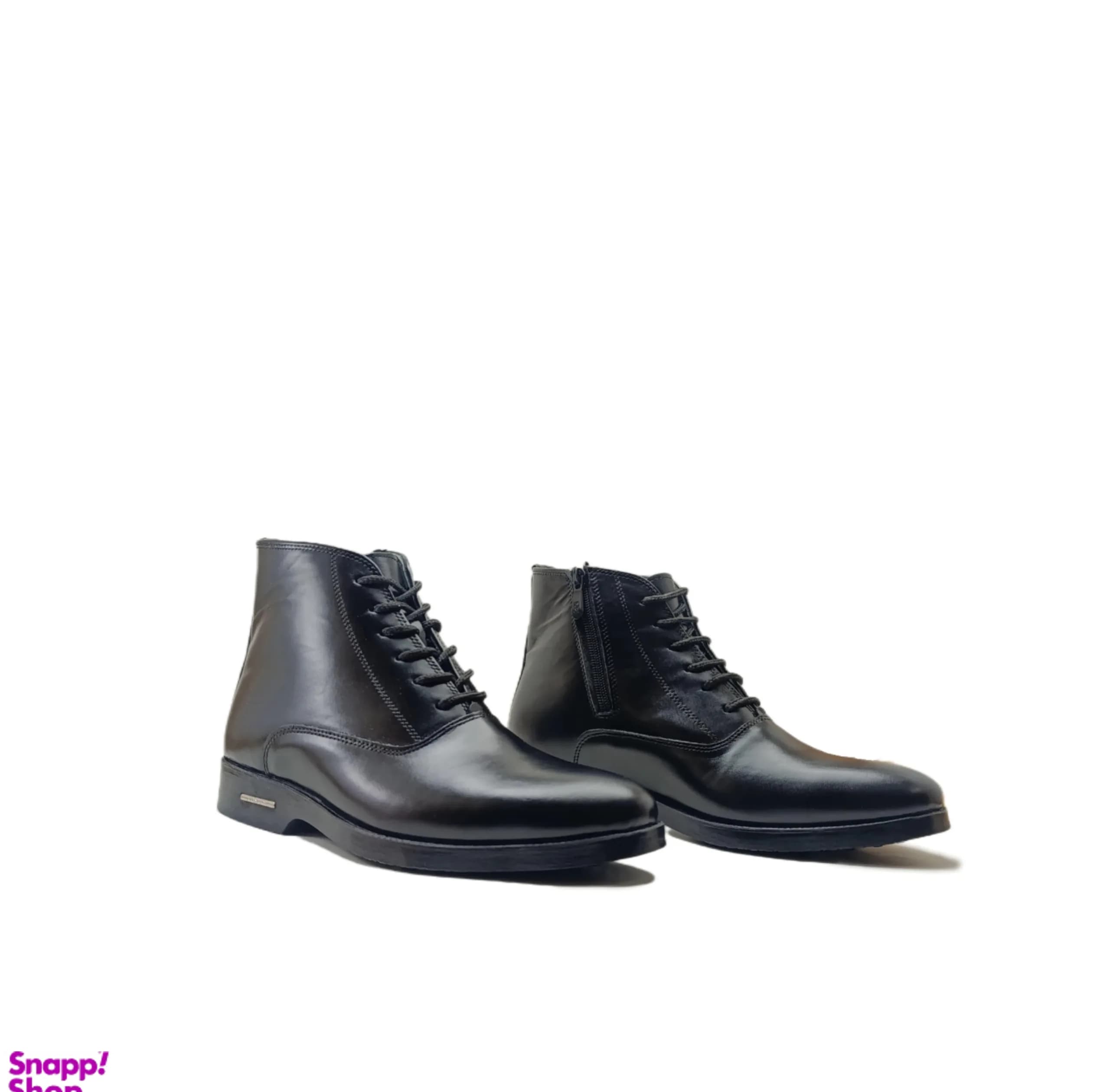 نیم بوت مردانه طرح چلسی چرم طبیعی کد si933 — تصویر ۵