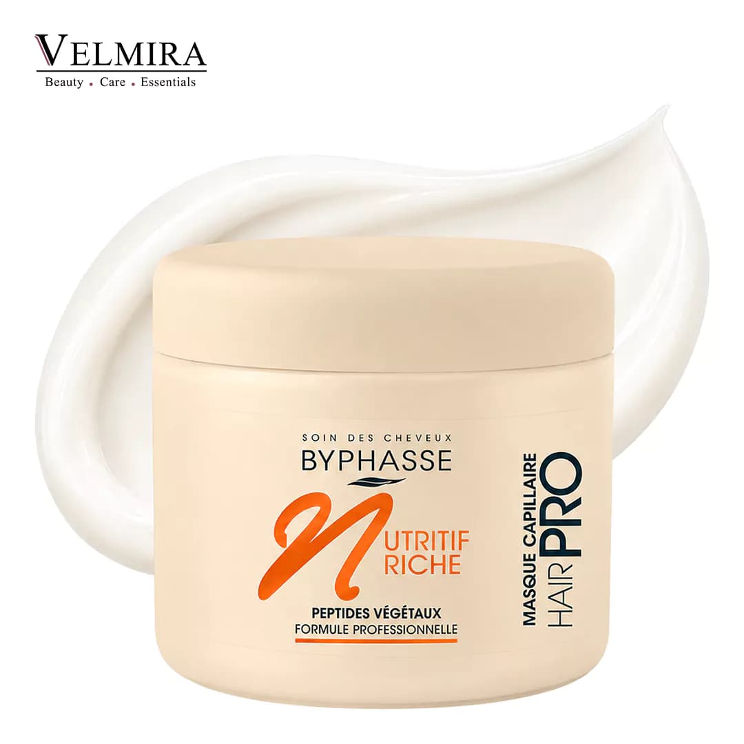 ماسک مو مغذی و بازسازی کننده بایفاس حجم 500 میلی لیتر مدل Byphasse – Nutritive Riche