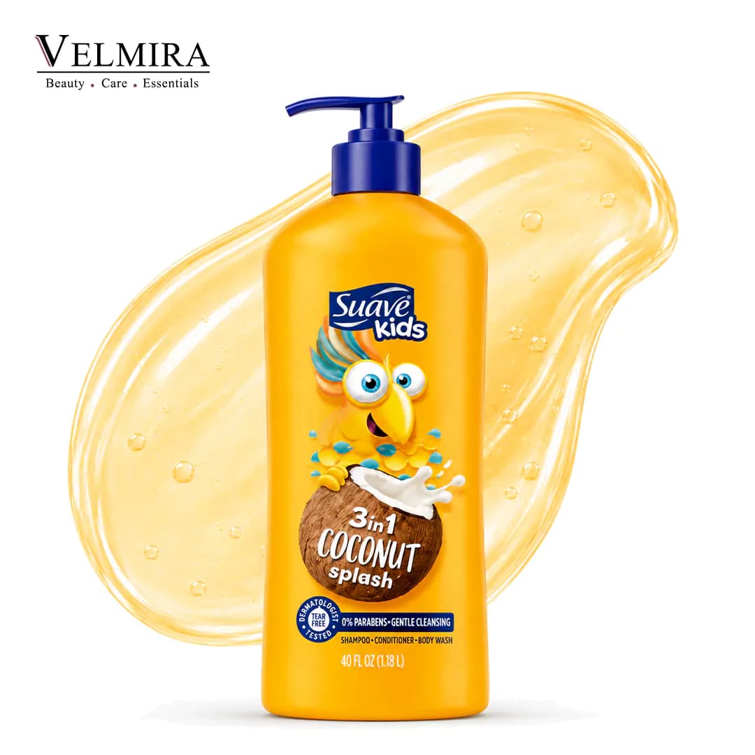 شامپو ۳ در ۱ کودک سواو کیدز مدل Coconut Splash حجم ۵۳۲ میلی لیتر | Suave Kids