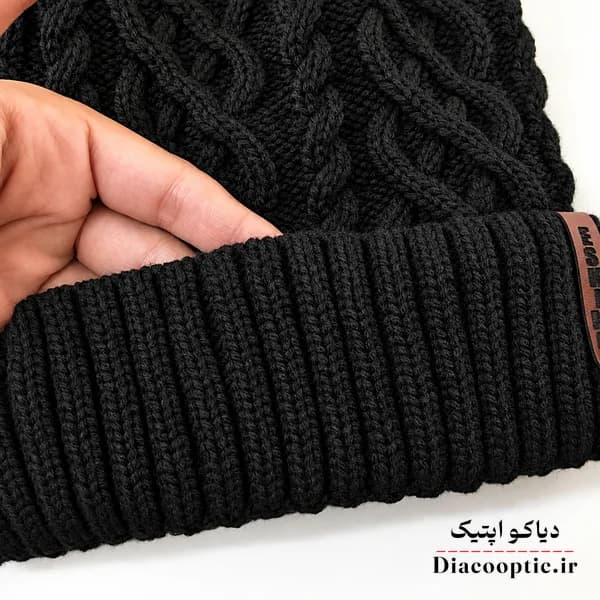 کلاه تک زمستانی زنانه خزدار مدل شیطونی کد 63 — تصویر ۷