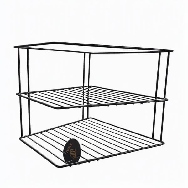 راف دوطبقه گوشه کابینتی — تصویر ۳