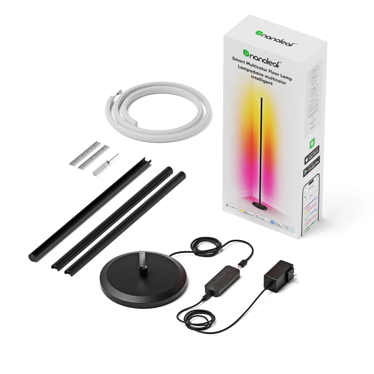 نور هوشمند Nanoleaf Smart Floor Lamp Black — تصویر ۳