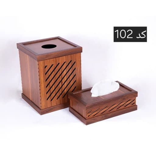 ست سطل زباله و جادستمالی چوبی فیلبندشاپ مدل 847860