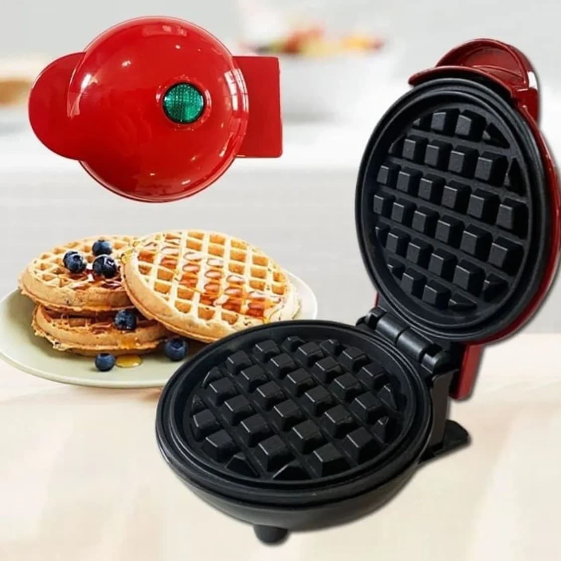 مینی وافل 350 وات Mini maker waffle