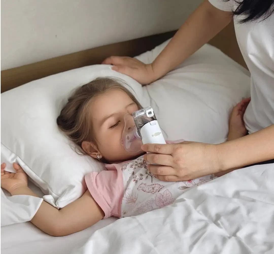 دستگاه نبولایزر قابل حمل گرین لاین مناسب درمان آسم، آلرژی مدل Green Lion Nebulizer Pro — تصویر ۳