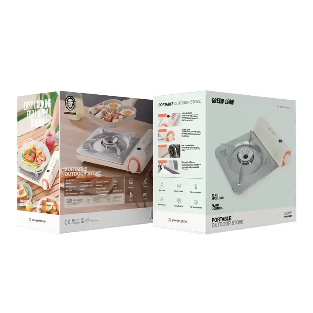 اجاق گاز مسافرتی قابل حمل گرین لاین مدل Green Lion Portable Outdoor Stove 3.5KW — تصویر ۲