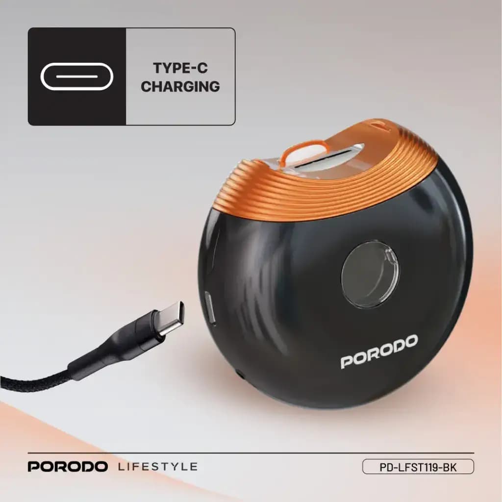 ناخن گیر و سوهان برقی پرودو مدل Porodo LFST119 — تصویر ۳