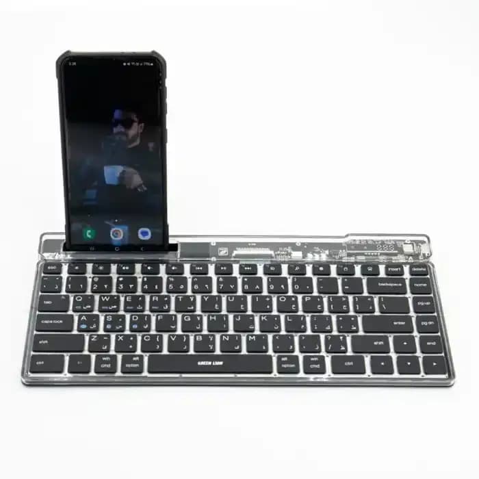 کیبورد شفاف بیسیم گرین لاین Green Lion Transparent Keyboard