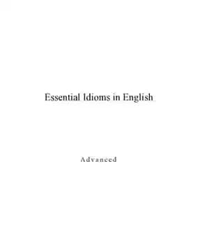 دانلود کتاب Essential English Idioms eei 3 – اصطلاحات ضروری انگلیسی EEI 3