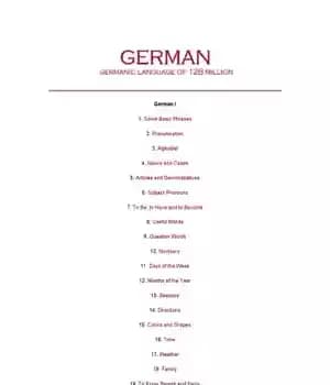 دانلود کتاب Learning German. Germanic language of 128 million – یادگیری آلمانی. زبان آلمانی 128 میلیون