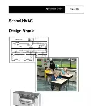 دانلود کتاب AG31-004 – School HVAC Design Manual – AG31-004 – دفترچه راهنمای طراحی HVAC مدرسه