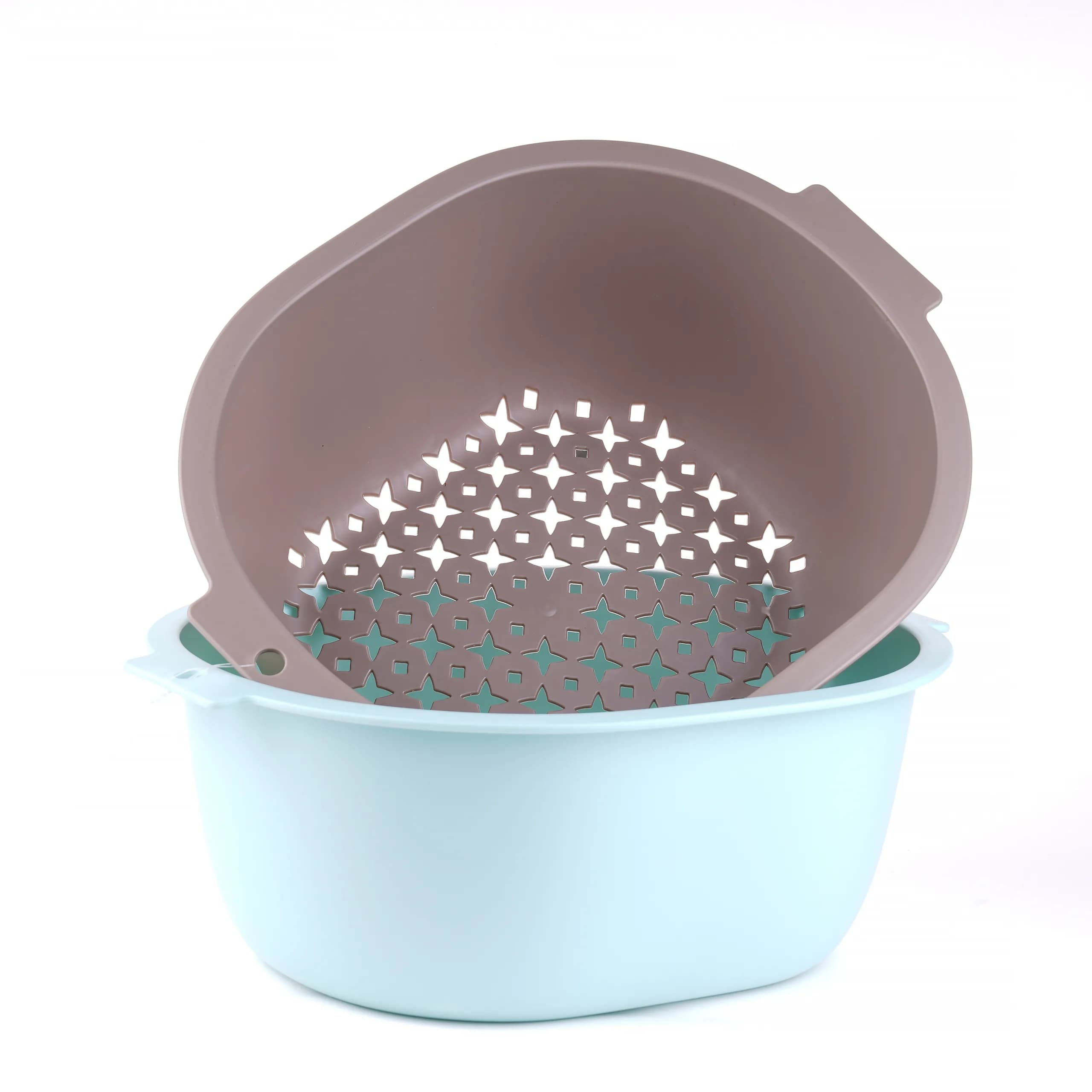 DH2720 دنی هوم – آبکش و لگن ستاره ای پلاستیکی