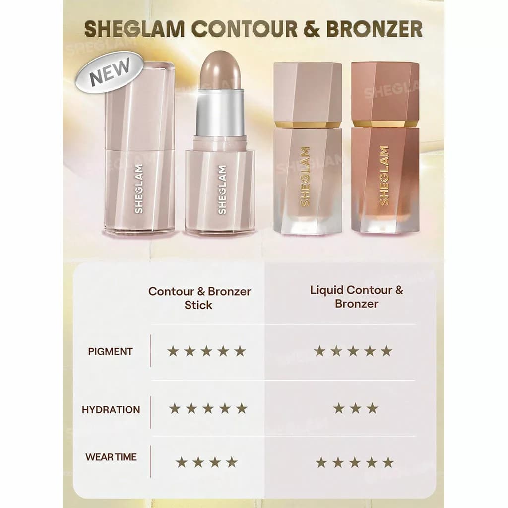کانتور برنزر استیکی شیگلم کره ای Soleil Buttery Buff — تصویر ۵