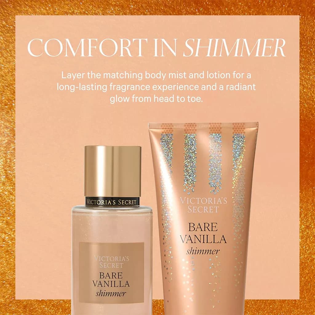 بادی میست Bare Vanilla ویکتوریا سکرت شیمر SHIMMER — تصویر ۵