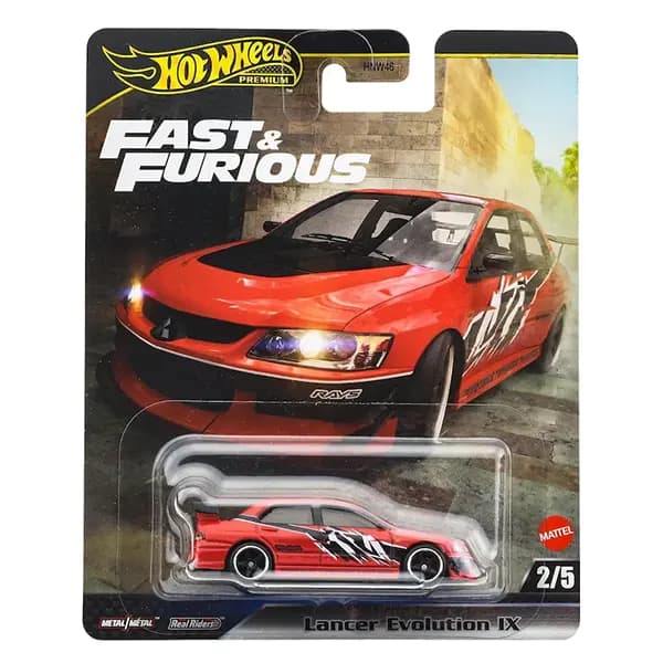 ماشین هات ویلز پریمیوم مدل میتسوبیشی لنسر اوولوشن IX سری Fast & Furious کد JBM02