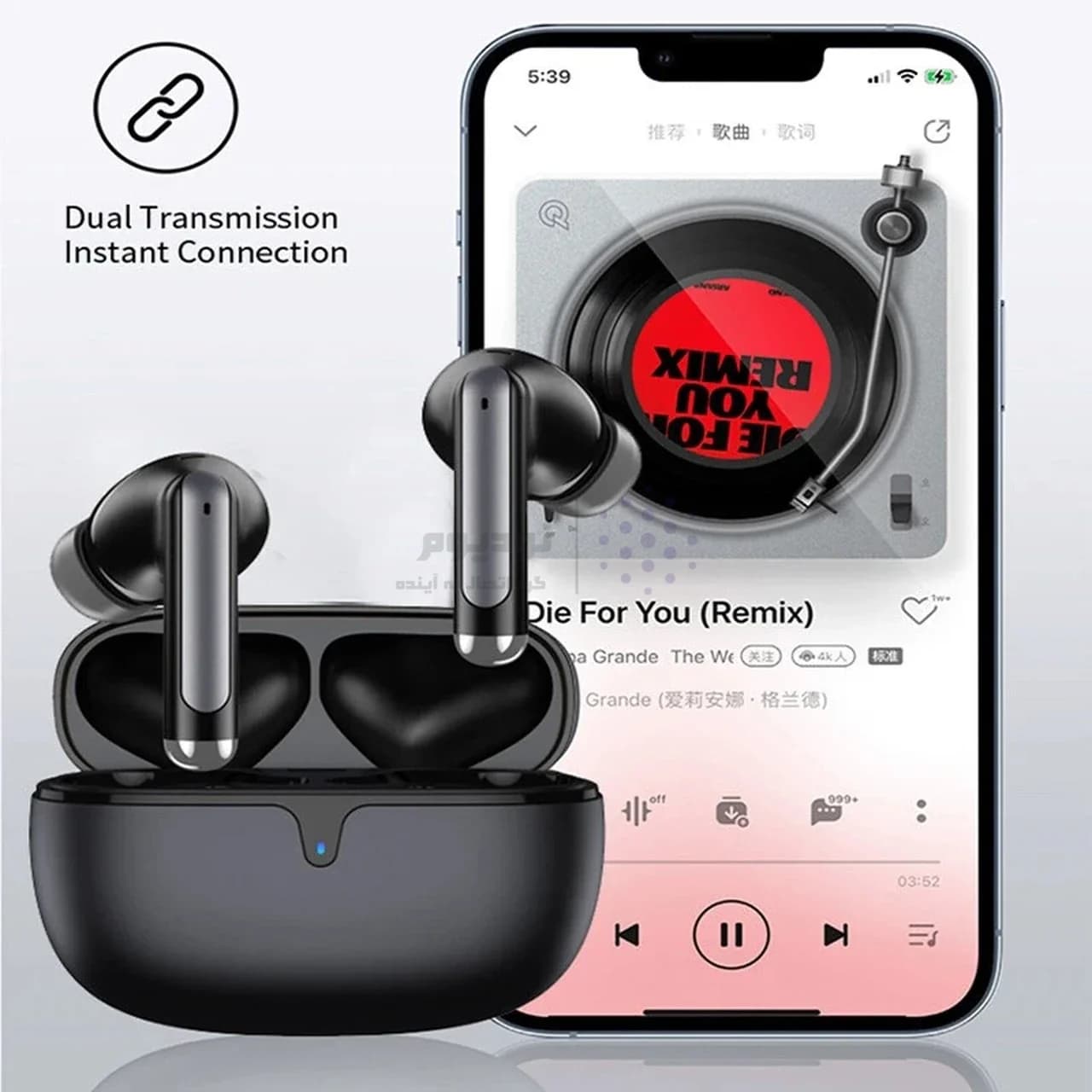 ایرفون بی سیم HIMI مدل Motion Mini 2 – مشکی (6 ماه گارانتی تعویض شرکتی) — تصویر ۷