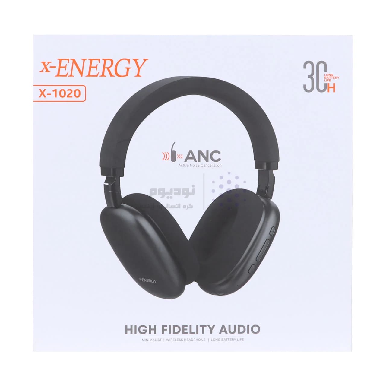 هدفون بی سیم X-Energy مدل X-1020 – مشکی (گارانتی IPM) — تصویر ۸
