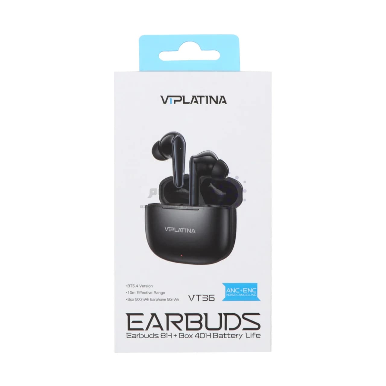 ایرفون بی سیم VIPLATINA باقابلیت ENC/ANC مدل VT36 – مشکی (گارانتی 18 ماه تعویض نیکان همراه) — تصویر ۶