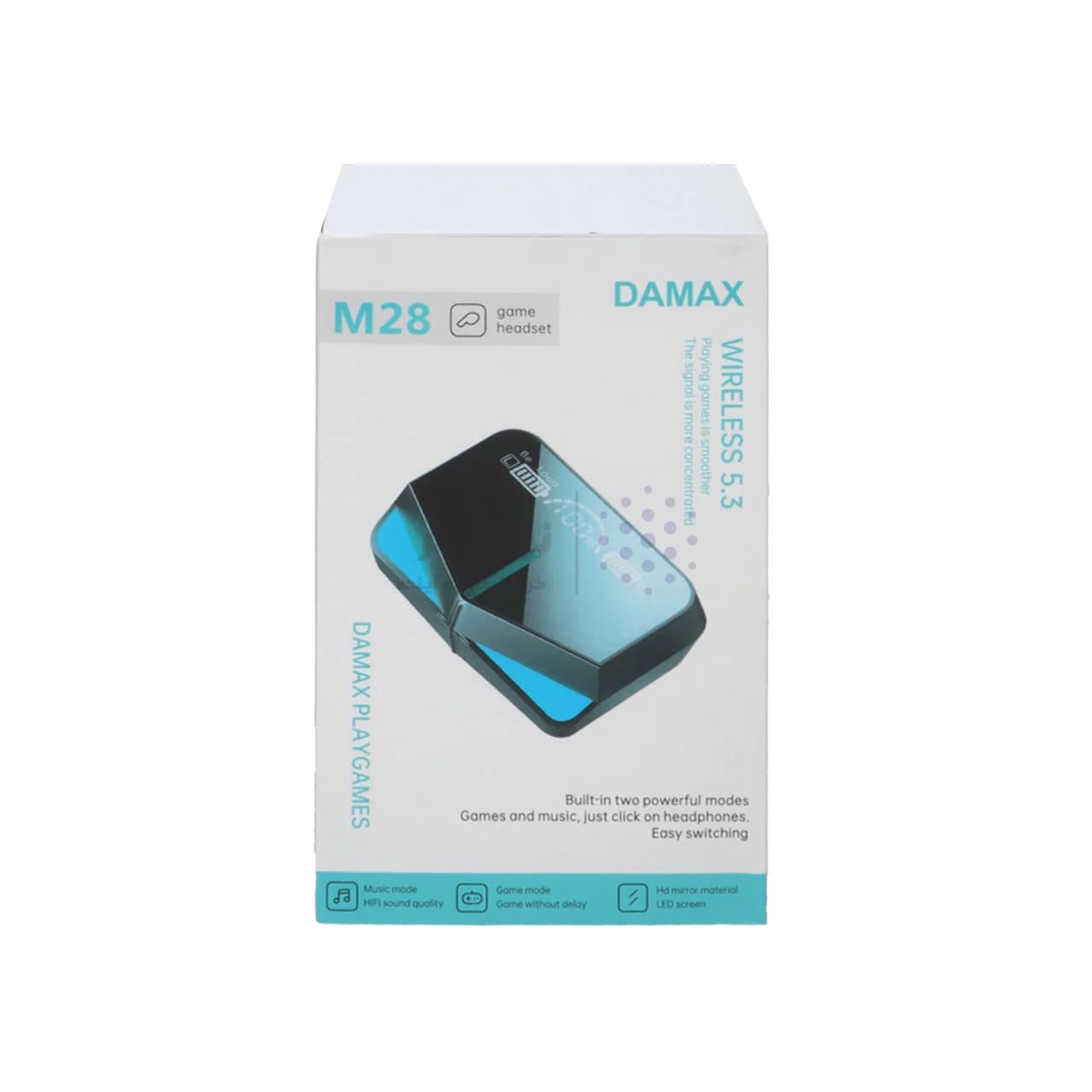 ایرفون بی سیم DAMAX مدل M28 – مشکی — تصویر ۴