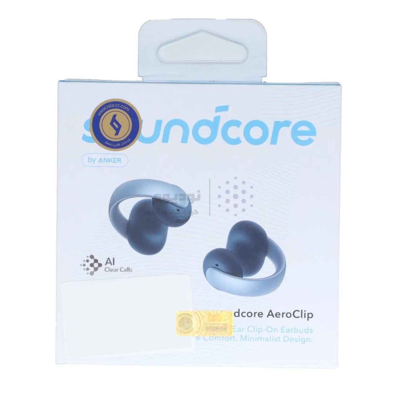 ایربادز بی سیم ANKER مدل AeroClip A3388H31 – آبی (گارانتی 18 ماهه حافظه طلایی ایستا) — تصویر ۲