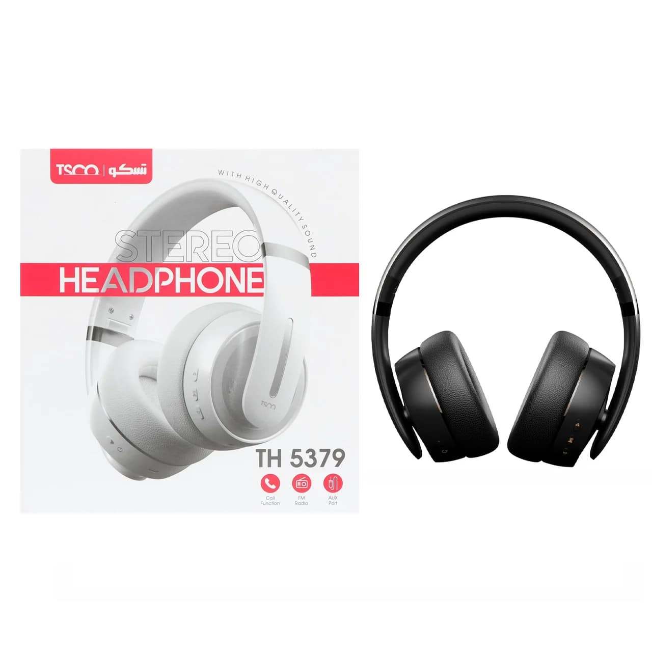 هدفون بی سیم TSCO مدل TH 5379 – مشکی