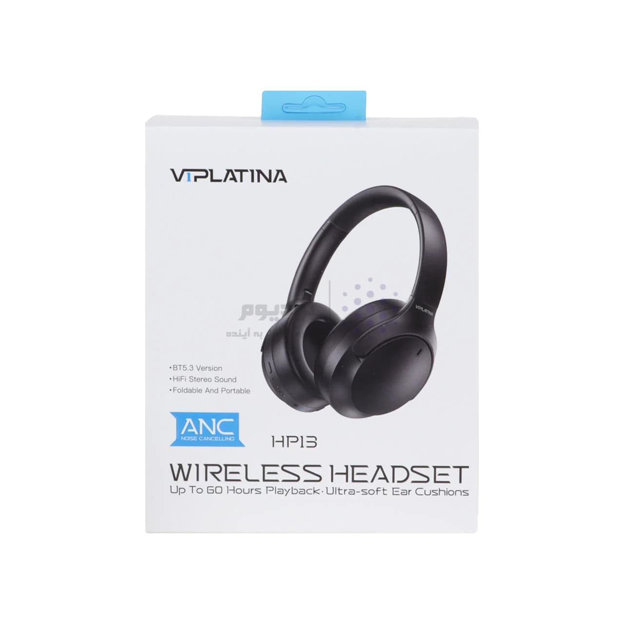 هدفون بی سیم VIPLATINA مدل HP13 ANC – مشکی (گارانتی 18 ماه تعویض نیکان همراه) — تصویر ۶