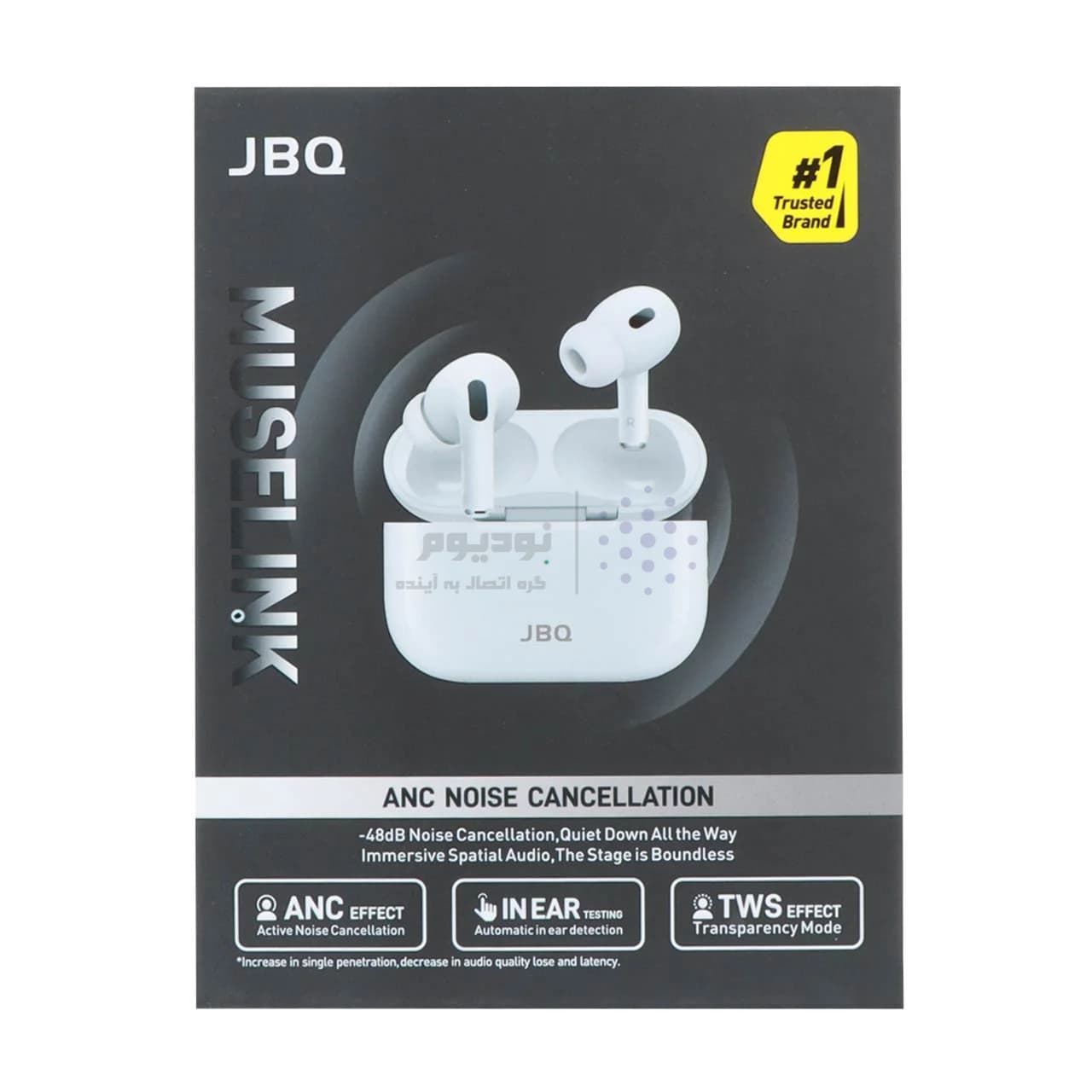 ایرفون بی سیم JBQ مدل Muselink ANC B530391 – سفید (گارانتی یکساله رصاصی) — تصویر ۶