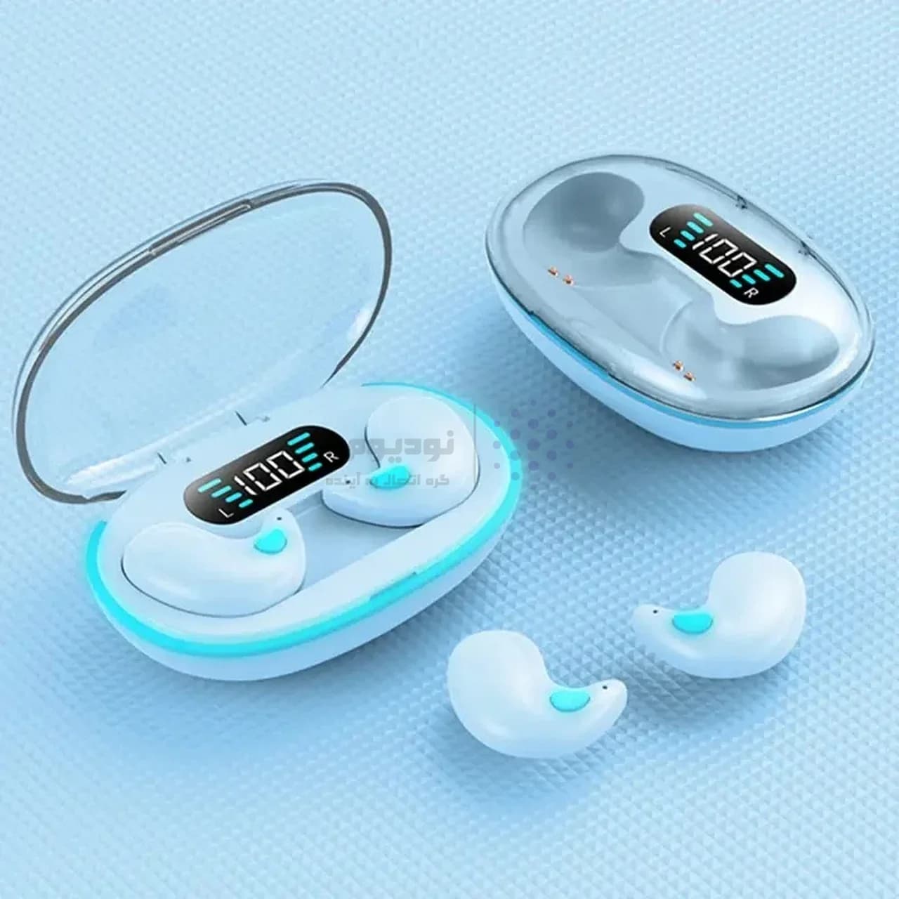 ایرفون بی سیم مدل X55 – آبی — تصویر ۳