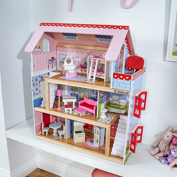 خانه عروسکی Kidkraft مدل Chelsea — تصویر ۵