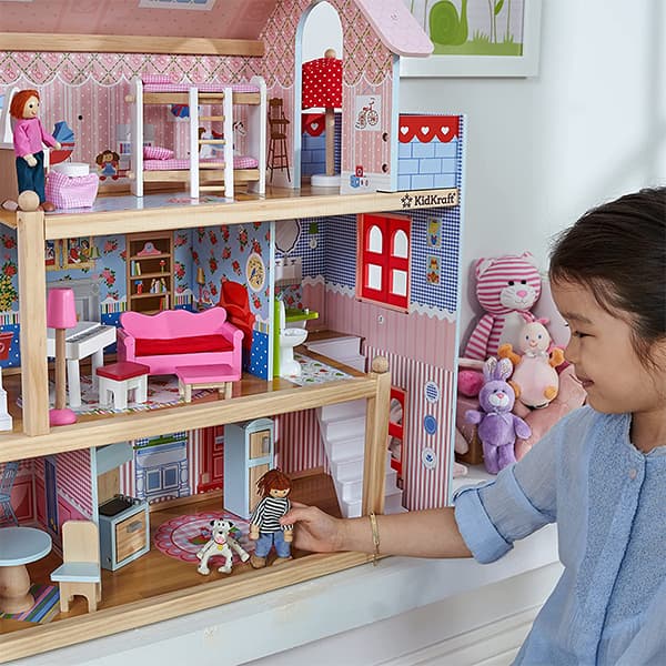 خانه عروسکی Kidkraft مدل Chelsea — تصویر ۳