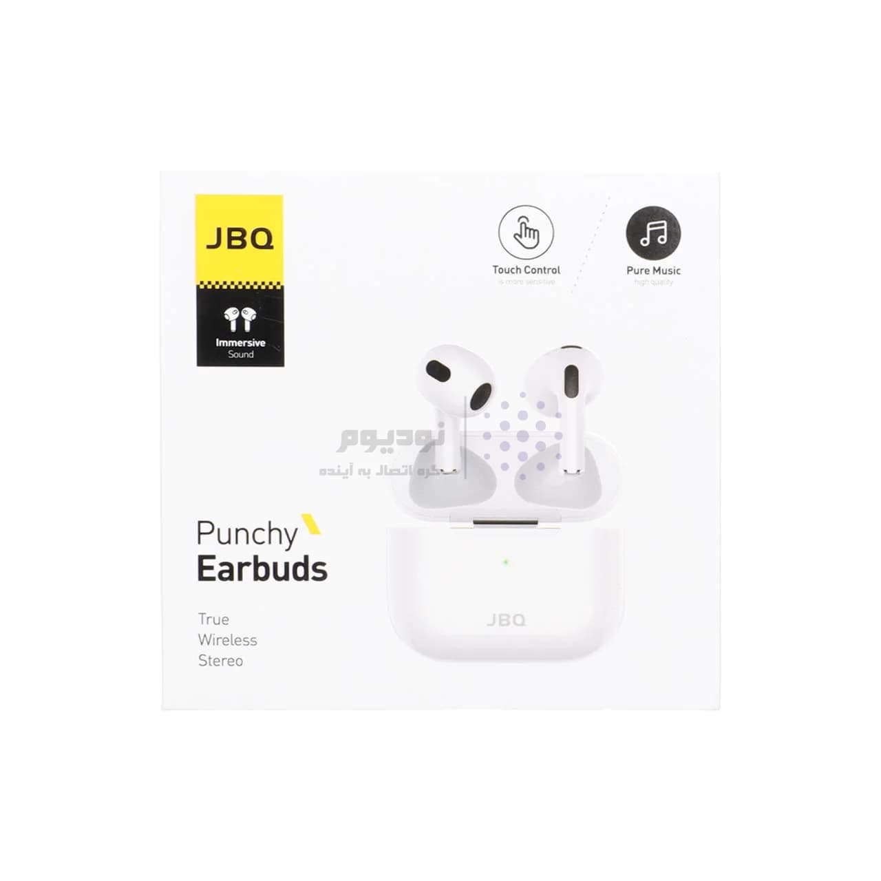 ایرفون بی سیم JBQ مدل AB-110 – سفید (گارانتی یکساله رصاصی) — تصویر ۸