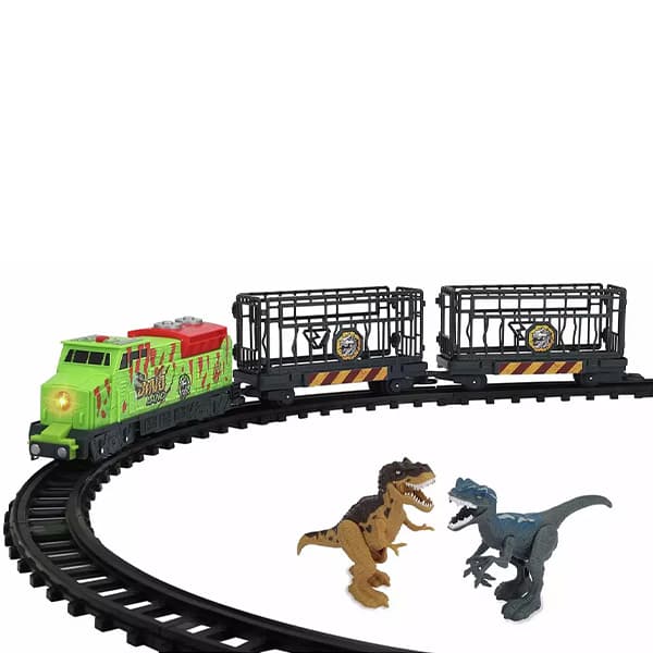 ست بازی قطار حمل دایناسور Dino Valley مدل Express Train — تصویر ۴