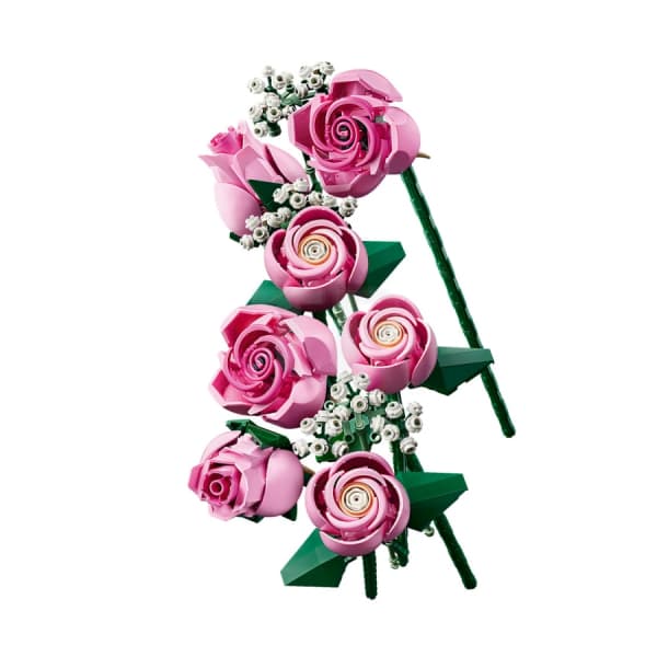 لگو سری بوتانیکالز مدل Bouquet of Pink Roses کد 10374 — تصویر ۴