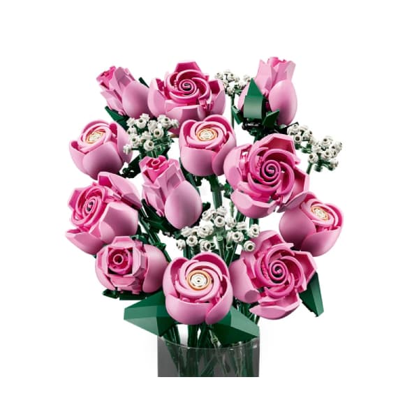 لگو سری بوتانیکالز مدل Bouquet of Pink Roses کد 10374 — تصویر ۳