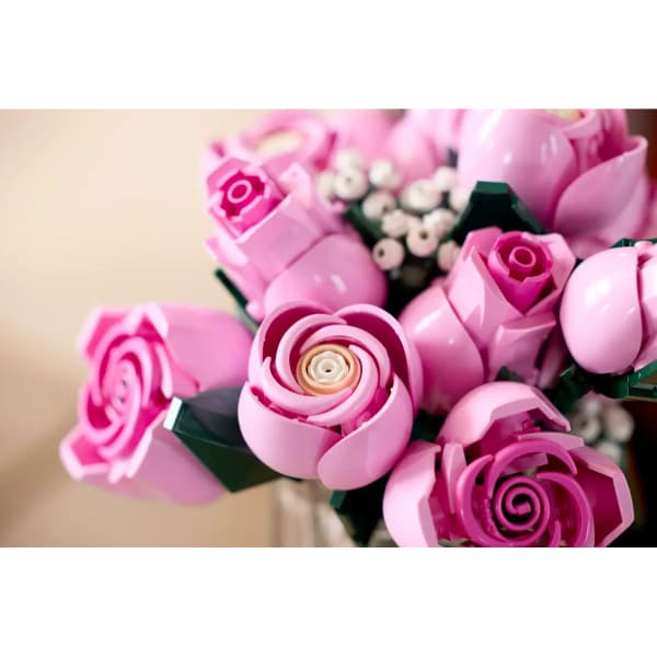 لگو سری بوتانیکالز مدل Bouquet of Pink Roses کد 10374 — تصویر ۷