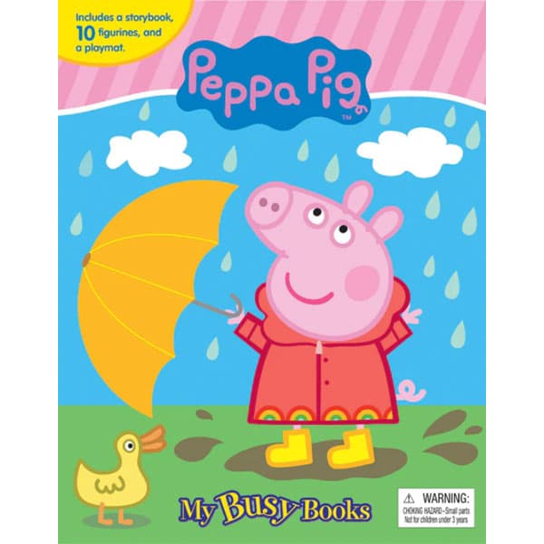 کتاب Peppa Pig با فیگور شخصیتهای داستان — تصویر ۲