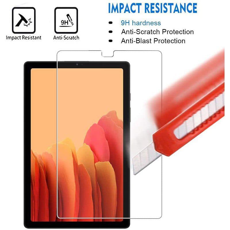 محافظ صفحه تبلت سامسونگ TAB A7 LITE SM-T225 مدل Tempered (پک سه عددی + کلینر) — تصویر ۲