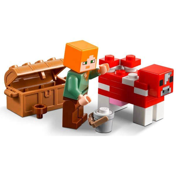 لگو Minecraft مدل The Mushroom House 21179 — تصویر ۴