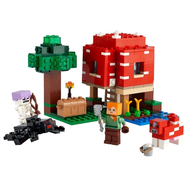 لگو Minecraft مدل The Mushroom House 21179 — تصویر ۲