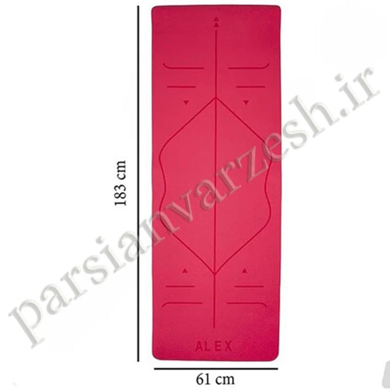 مت یوگا 6 میلی متر TPE الکس ALEX — تصویر ۳