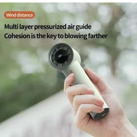 پنکه شارژی دستی مدل Handheld Mini Fan F368 — تصویر ۲