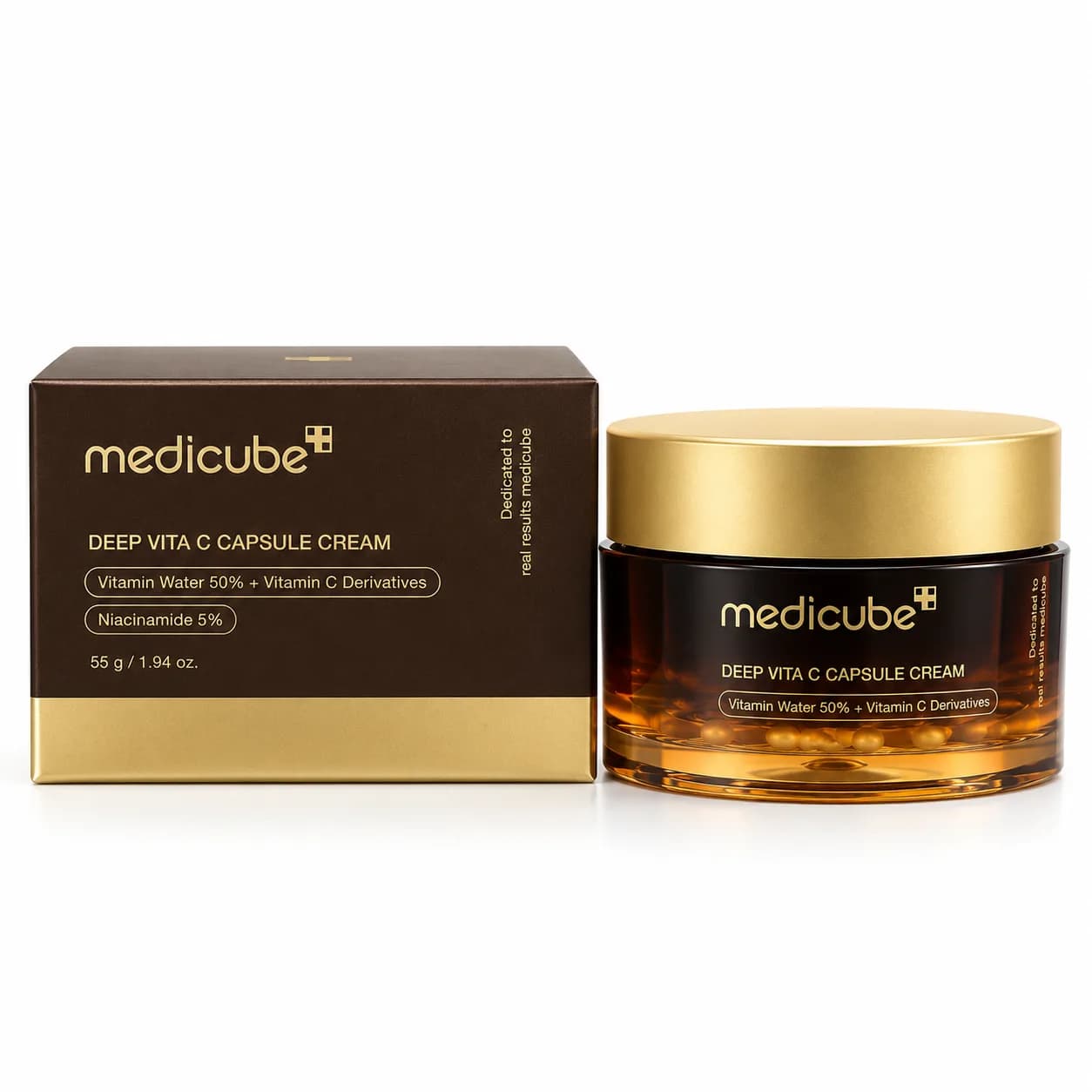 کرم کپسولی ویتامین C مدی کیوب MEDICUBE مدل Deep Vita C وزن 55 گرم