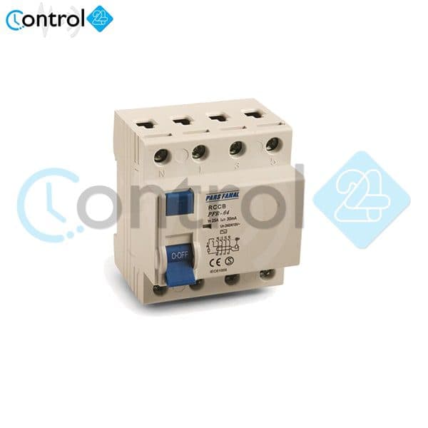 کلید محافظ جان 32 آمپر 3فاز پارس فانال PARSFANAL PFR-4P-32A