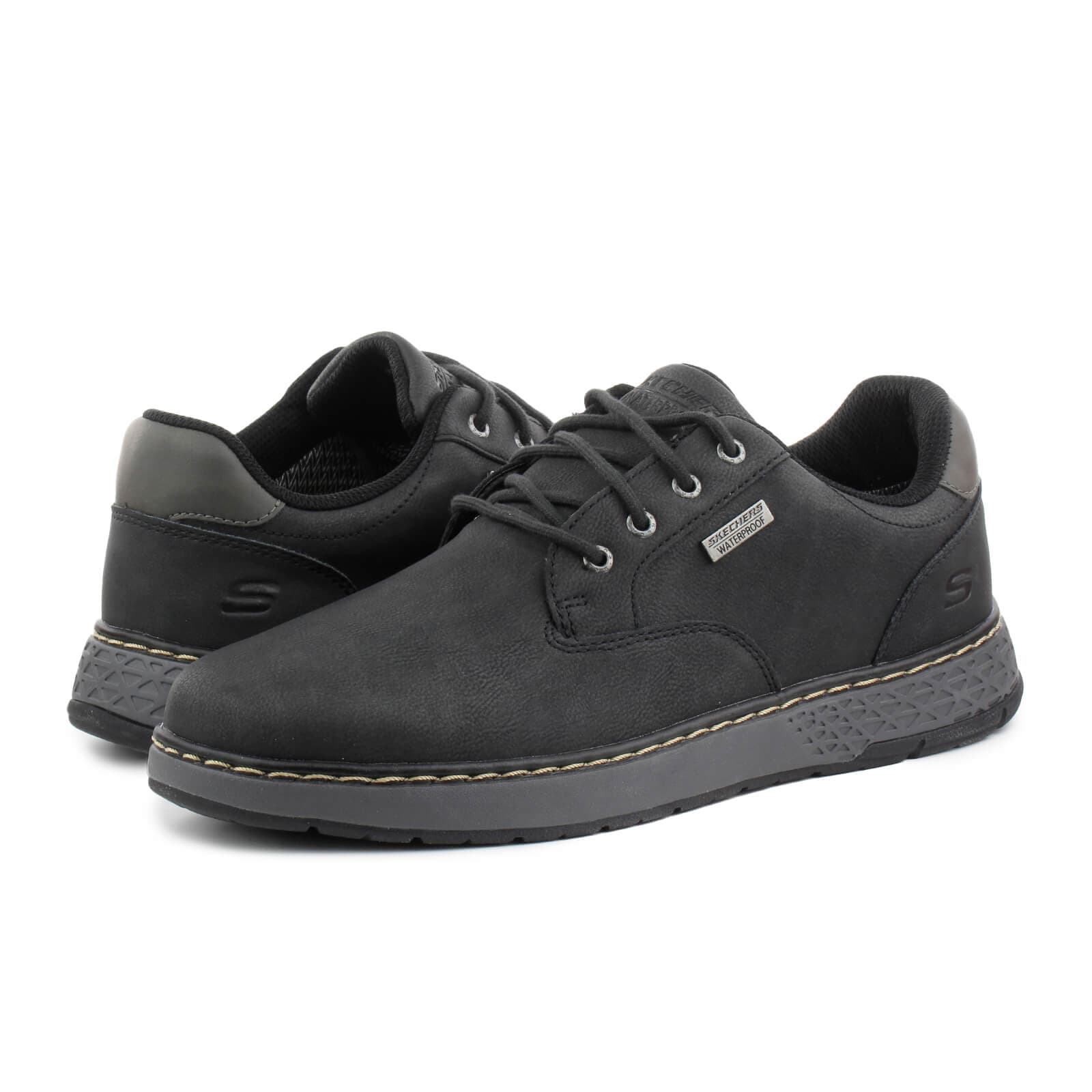 کفش مردانه اسکچرز مدل Skechers Waterproof Relaxed Fit: Garlan – Pryor 205234/BLK — تصویر ۵