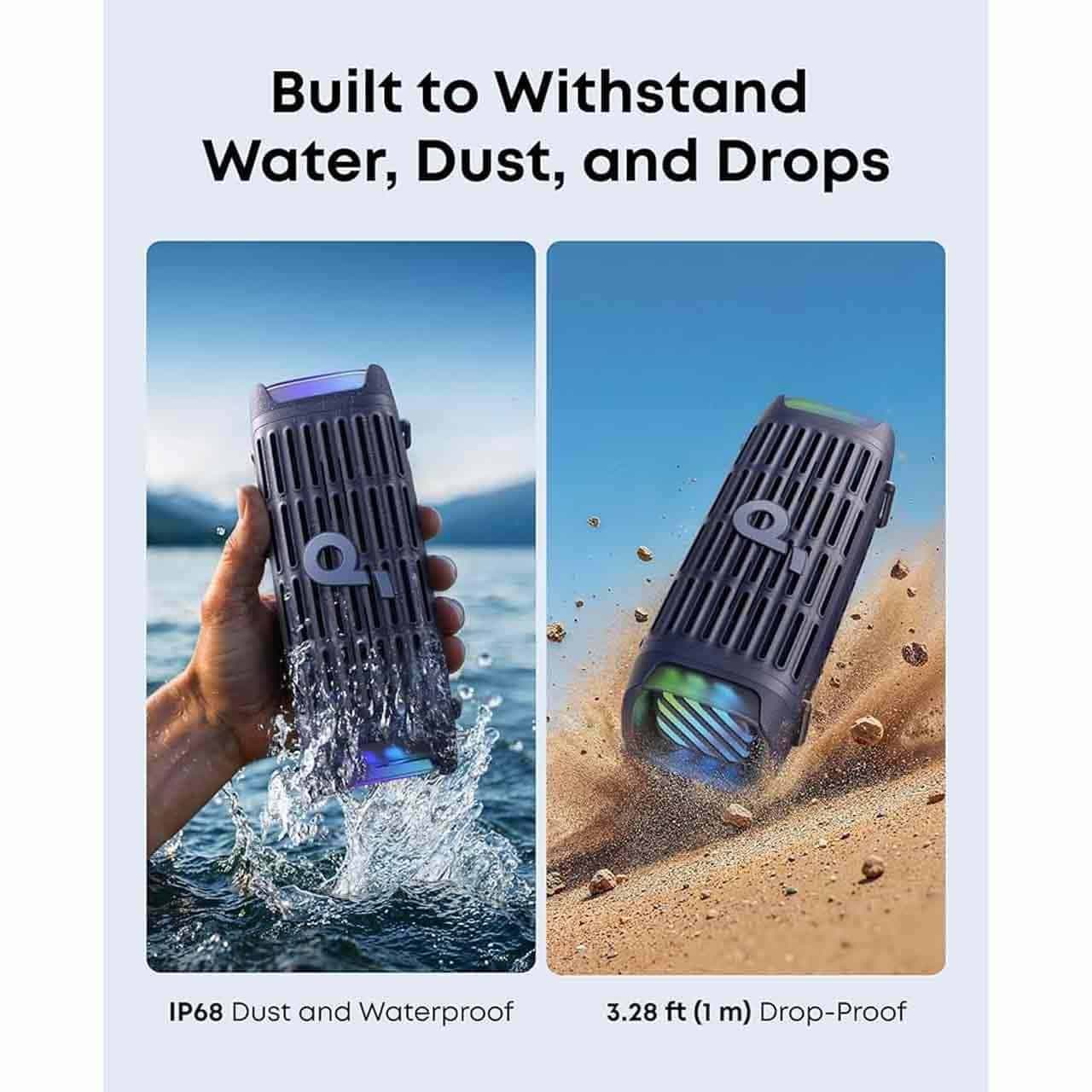 اسپیکر بی سیم Anker مدل BOOM 3i D5100010 – مشکی – (گارانتی شش ماهه شرکتی) — تصویر ۴
