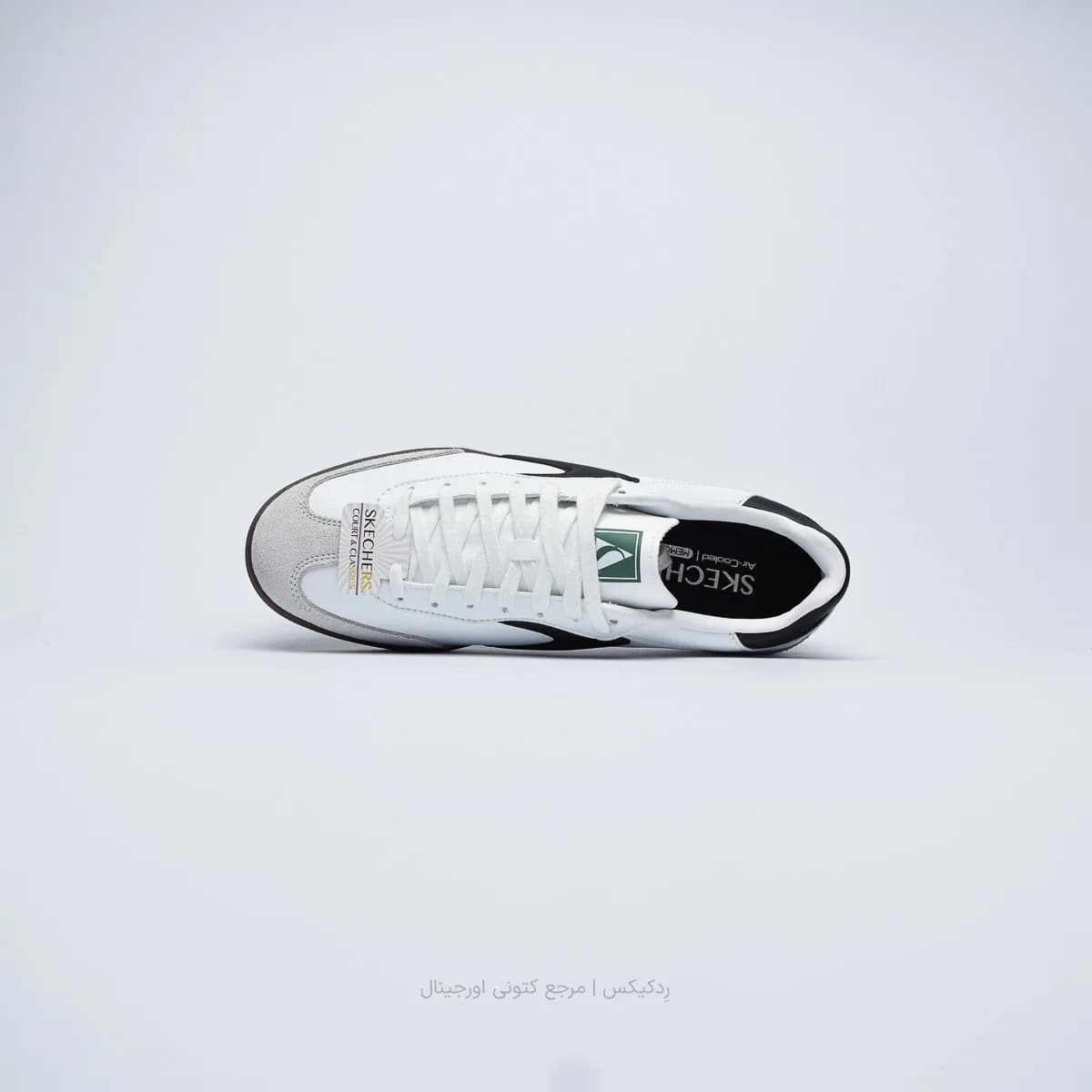 کتونی Skechers مدل Court Classics Hotshot – 254155-WBK — تصویر ۳
