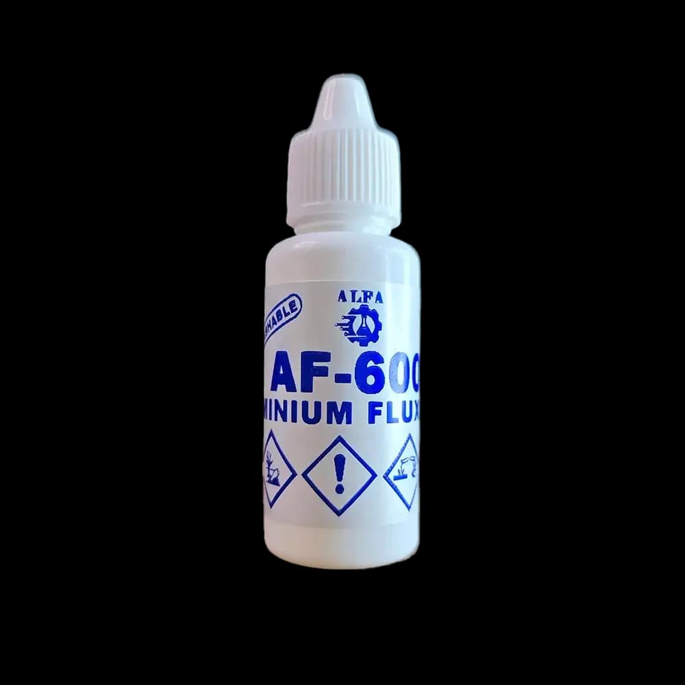 مایع فلاکس لحیم کاری آلومینیوم آلفا مدل alpha AF-600 ALUMINIUM FLUX حجم 30cc