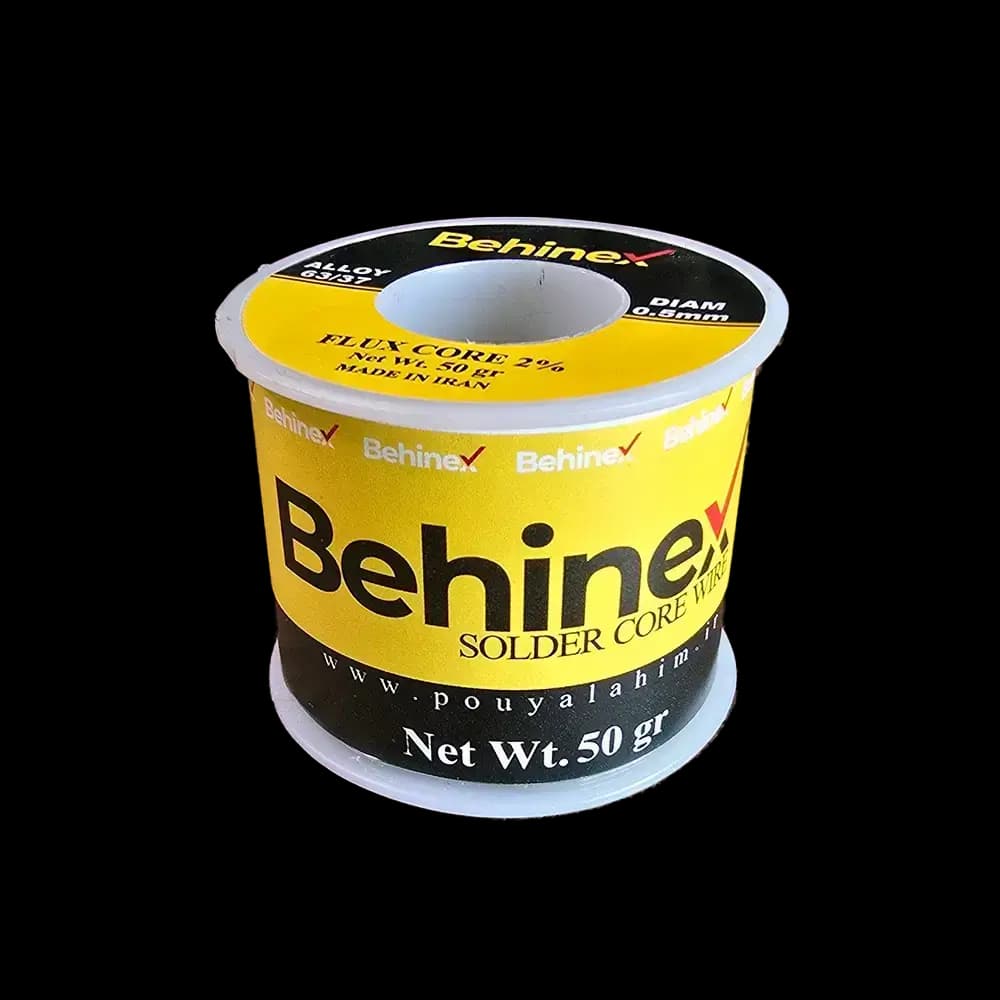 سیم لحیم بهینکس مدل Behinex 0.5mm 50gr — تصویر ۲