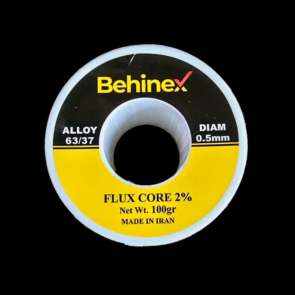 سیم لحیم بهینکس مدل Behinex 0.5mm 100gr — تصویر ۲