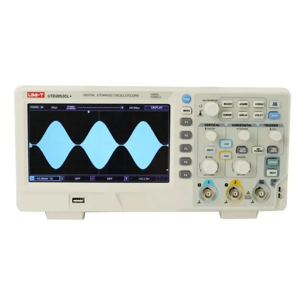 اسیلوسکوپ دیجیتالی یونی تی مدل +UNI-T UTD 2052CL